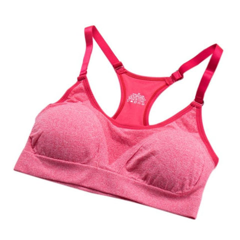 Padded Workout Bra-VoN Apparel-Pink / M