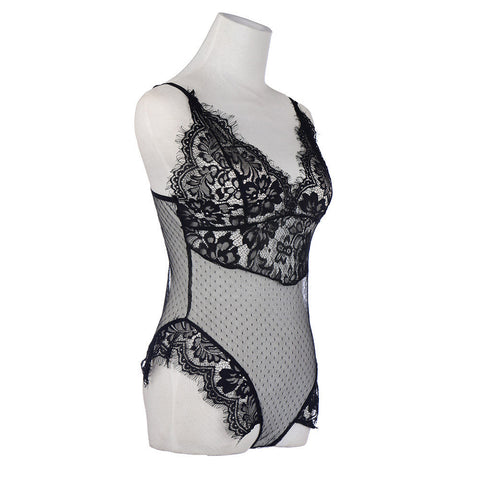 Lace G-string Bodysuit-VoN Apparel-